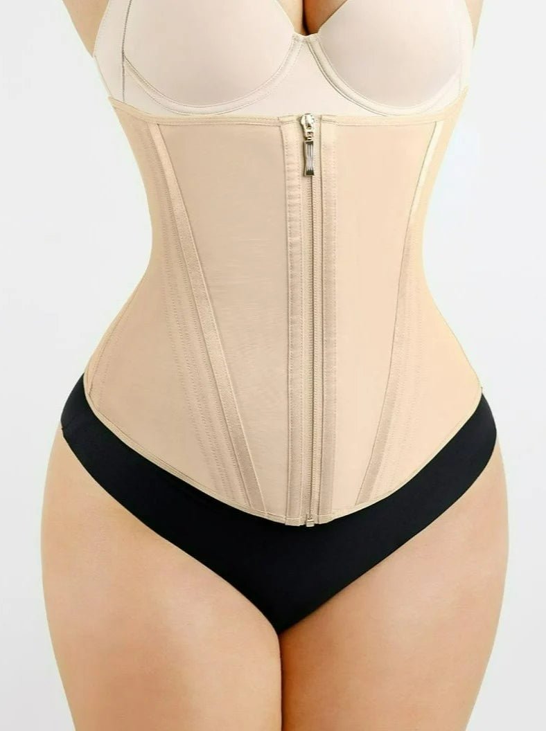 Ceinture d'entraînement Abdominale Serre Taille pour Femme avec Fermeture Éclair - Kessy’secret