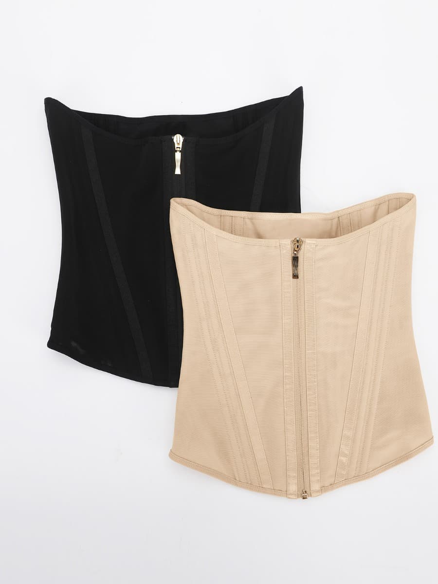 Ceinture d'entraînement Abdominale Serre Taille pour Femme avec Fermeture Éclair - Kessy’secret